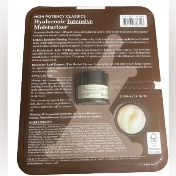 NIB Perricone MD High Potency Classics Hyaloronic Intensive Moisturizer, 1oz - Picture 2 of 4